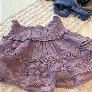 Lavender Ruffled Skirt
